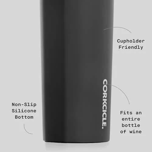 Corkcicle Classic Canteen 750ml (25 oz) Triple Insulated Bottle, Black | Keeps Drinks Cold 25 Hrs, Hot 13 Hrs thumbnail 4