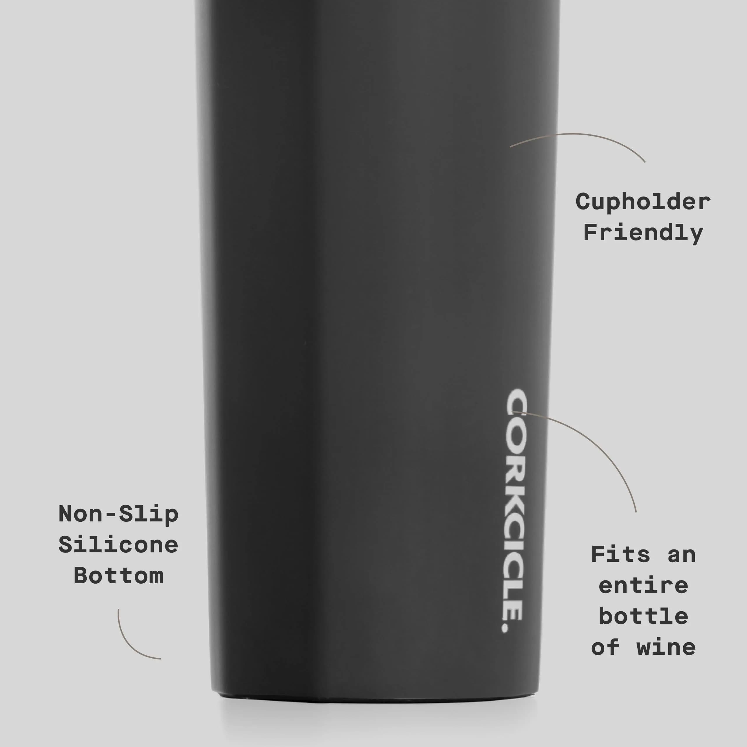 Corkcicle Classic Canteen 750ml (25 oz) Triple Insulated Bottle, Black | Keeps Drinks Cold 25 Hrs, Hot 13 Hrs - view 4