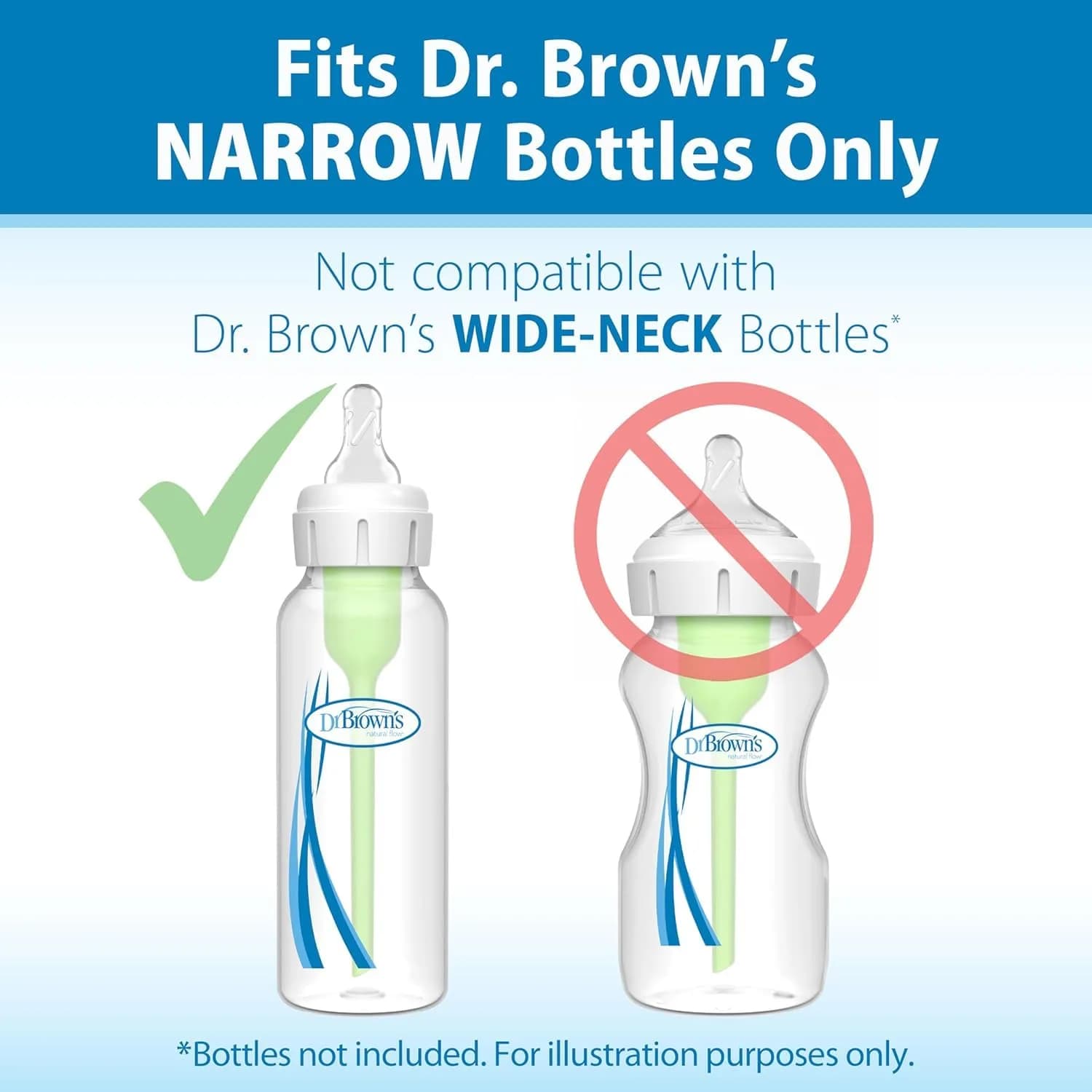 Dr. Brown's Narrow Level 2 Medium Flow Nipple 6-Pack | Clinically Proven Anti-Colic Nipple for 3m+ Babies thumbnail 8