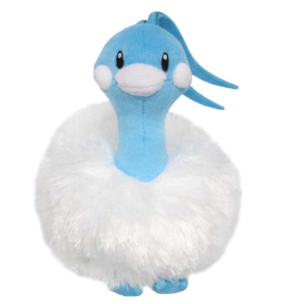 Sanei Pokemon All Star Series Altaria Plush 6" | Collectible Toy for Kids & Fans — White