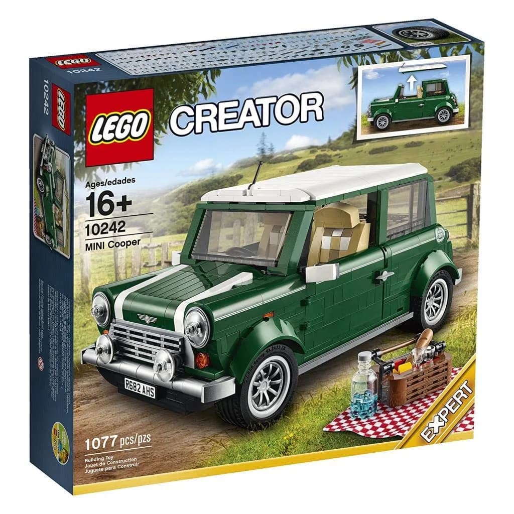 LEGO Creator Expert MINI Cooper 10242 Construction Set | Authentic Replica with 1077 Pieces for Ages 16+ — Multicolor