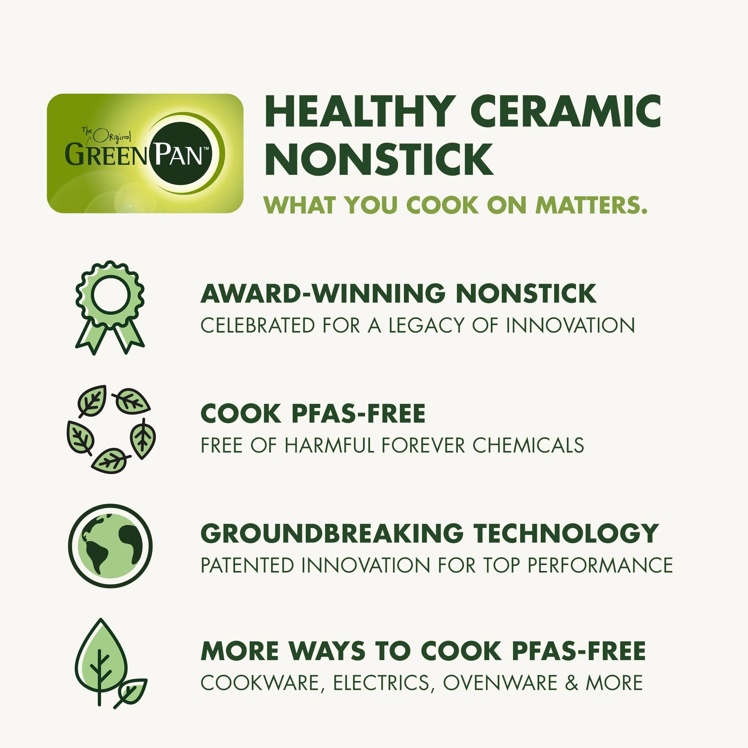 GreenPan Mini 5" Black Ceramic Nonstick Egg Pan for Single Servings - view 4