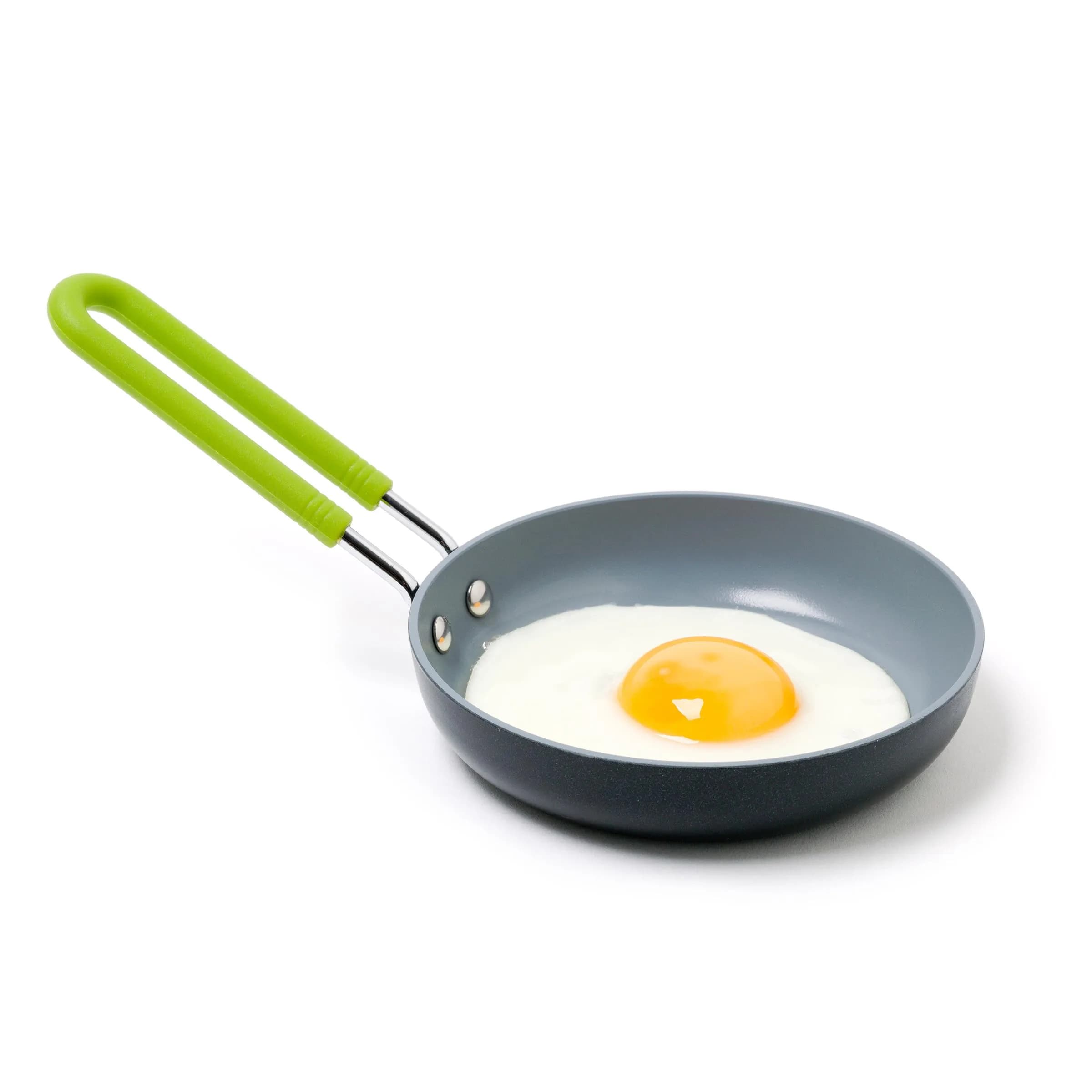 GreenPan Mini Healthy Ceramic Nonstick Egg Pan 13cm (5") | Perfect for Single Servings — 5" Egg Pan