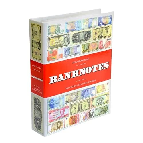 Leuchtturm Currency Album with 100 Sheets | Store & Display 300 Banknotes thumbnail 1