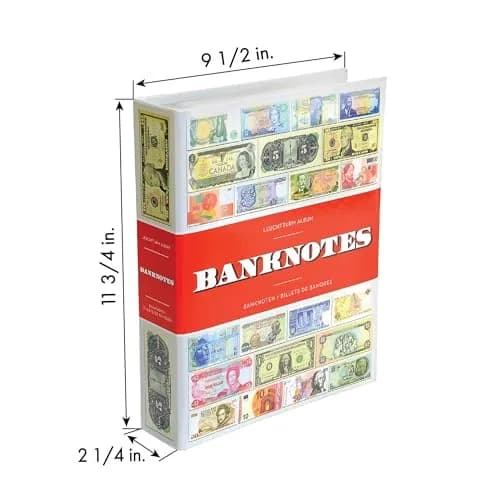 Leuchtturm Currency Album with 100 Sheets | Store & Display 300 Banknotes thumbnail 4