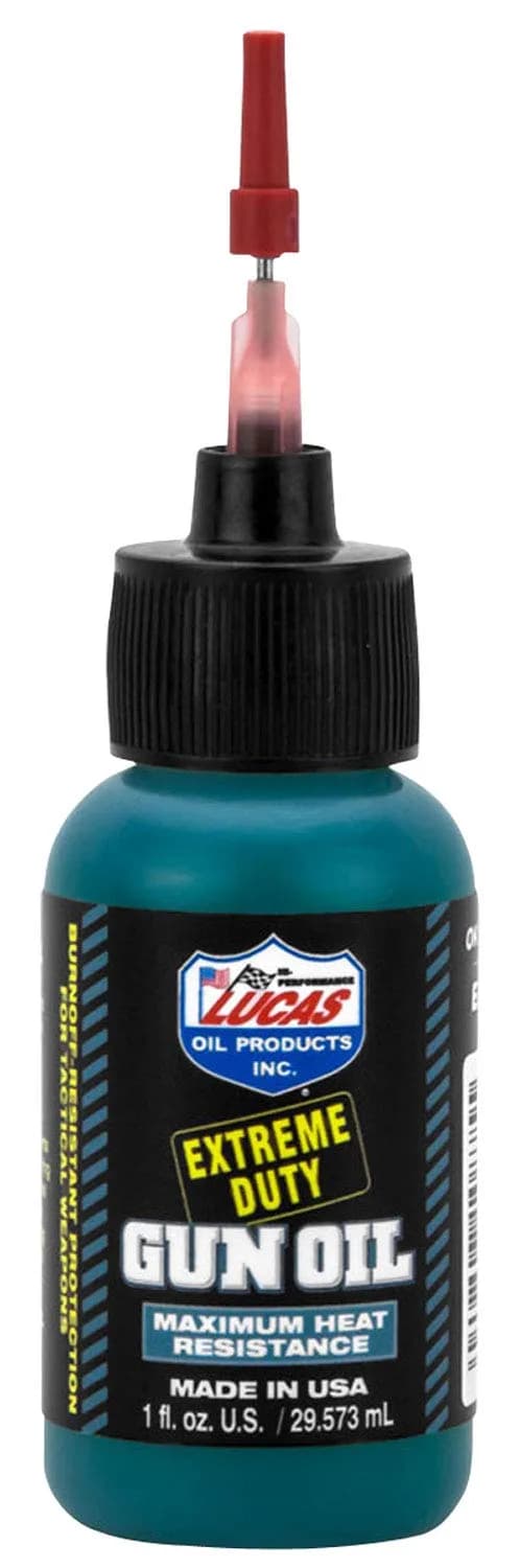 Lucas Oil Extreme Duty Gun Oil 29.57ml (1 Fl Oz) | High Heat & Friction Lubricant