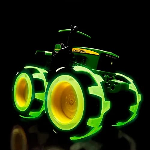 TOMY Monster Treads Lightning Wheels John Deere Tractor 18cm (7.5in) | Motion Activated Light Up Toy thumbnail 2