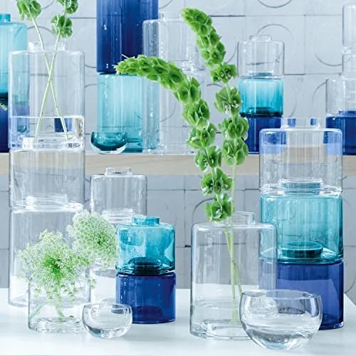 LSA International Stack Vase Trio 41.5 cm (16.25") | Handmade Mouth Blown Glass thumbnail 7