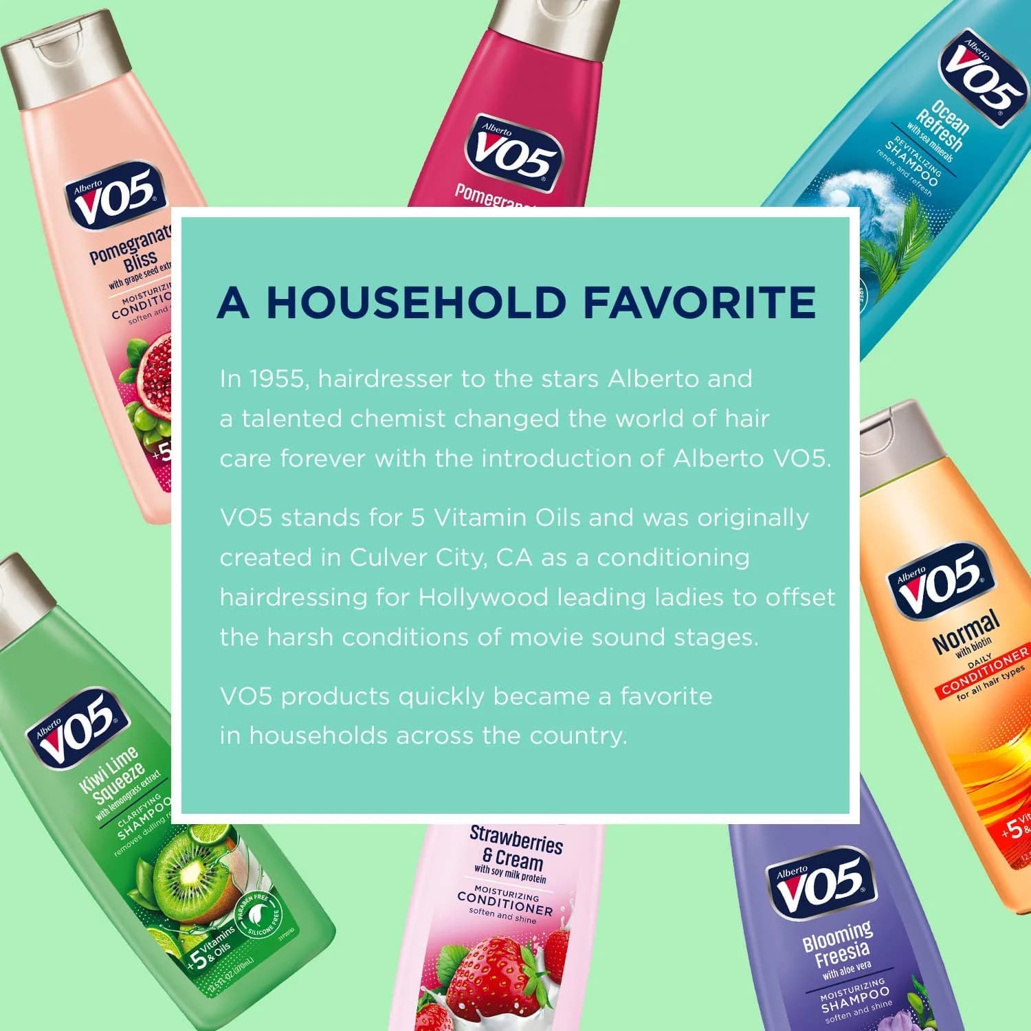 VO5 Herbal Escapes Clarifying Shampoo Kiwi Lime Squeeze 370ml (12.5 Fl Oz) | Nourishes Hair for Fuller, Thicker Look - view 6