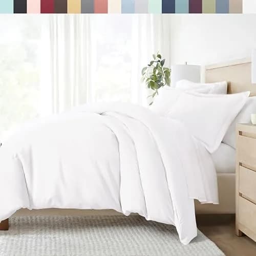 Linen Market Duvet Cover King Size 108"x96" Ultra Soft Microfiber | Durable & Soft Brushed Microfiber thumbnail 1