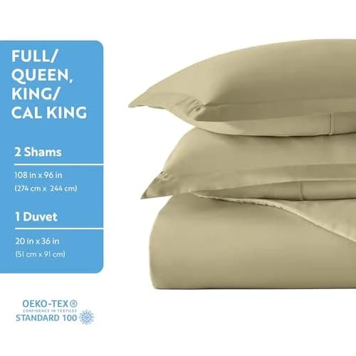 Linen Market Soft Brushed Microfiber Duvet Cover Set King | Luxurious & Durable (70-120 chars) thumbnail 4