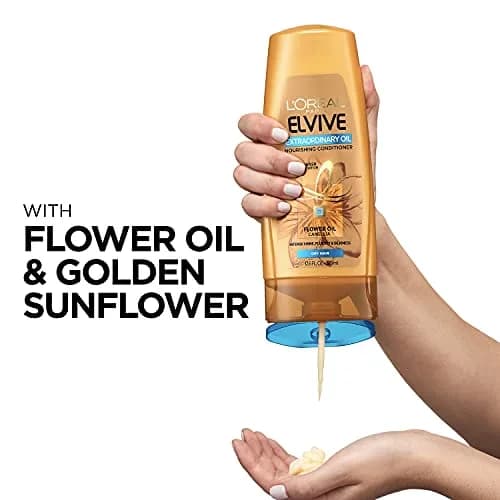 L'Oreal Paris Elvive Extraordinary Oil Nourishing Conditioner 12.6 Fl Oz | Deep Hydration for Dry Hair thumbnail 3