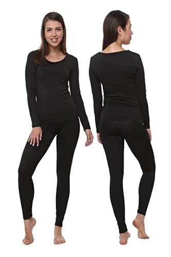 Ultra Dry Women Thermal Set Black Medium | Lightweight Fleece & Flexibility thumbnail 1