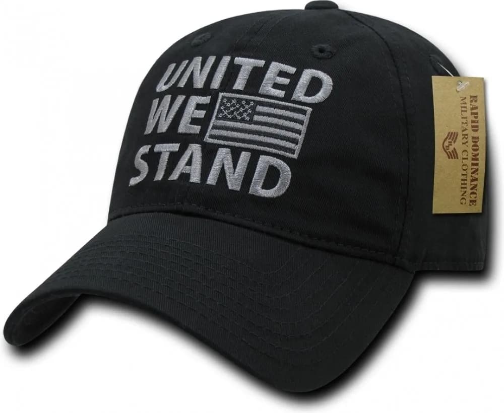 Rapid Dominance Relaxed Graphic Cap, Coyote | Adjustable Dad Hat Cotton — Black / One Size
