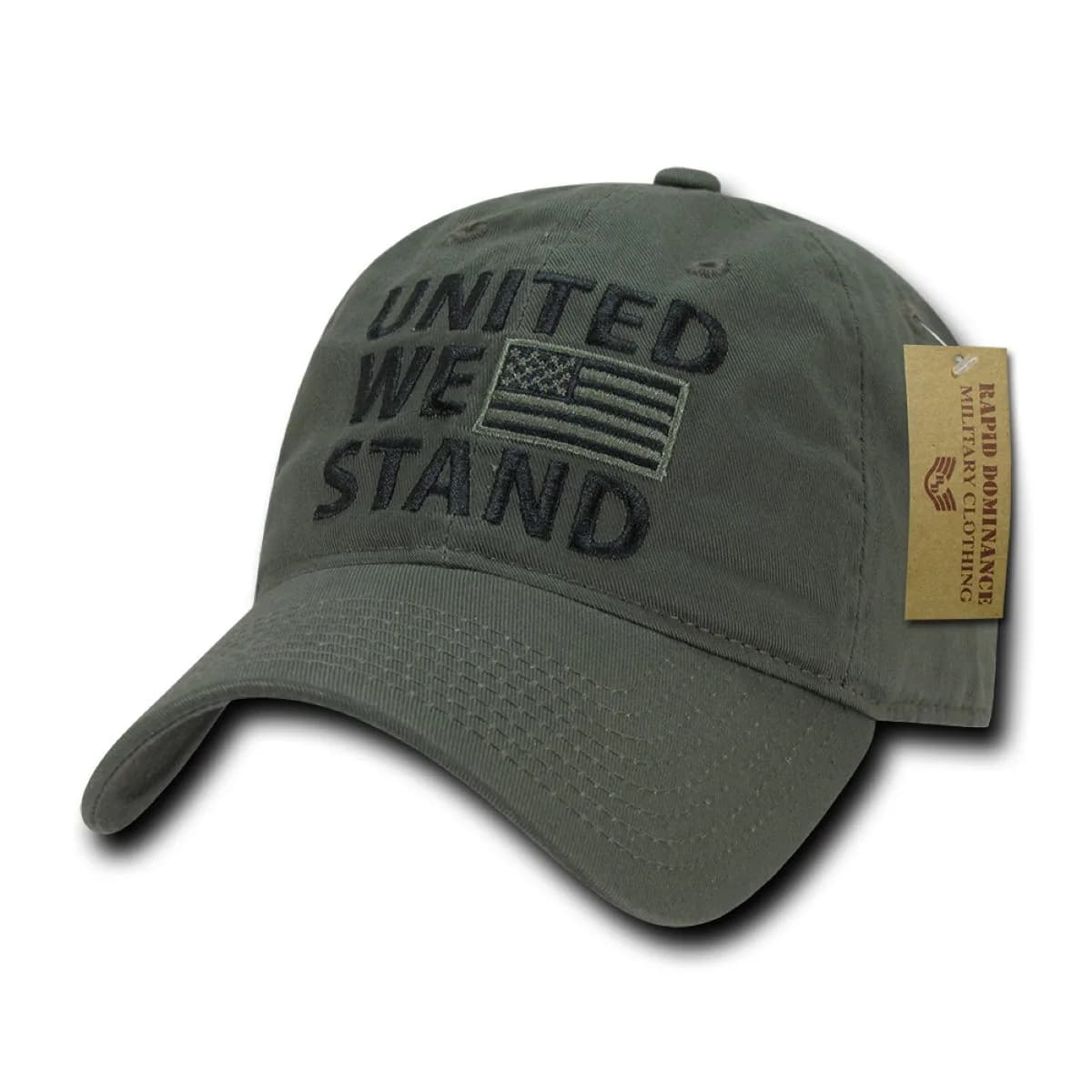 Rapid Dominance Relaxed Graphic Cap, Olive | Classic Dad Fit, Adjustable, Cotton — Olive