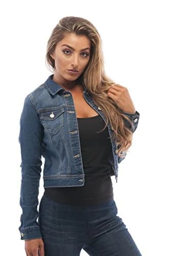 Khanomak Denim Jean Jacket XX-Large | Casual Hollywood Style with Button Closure thumbnail 1