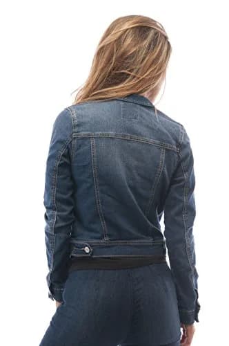 Khanomak Denim Jean Jacket XX-Large | Casual Hollywood Style with Button Closure thumbnail 2