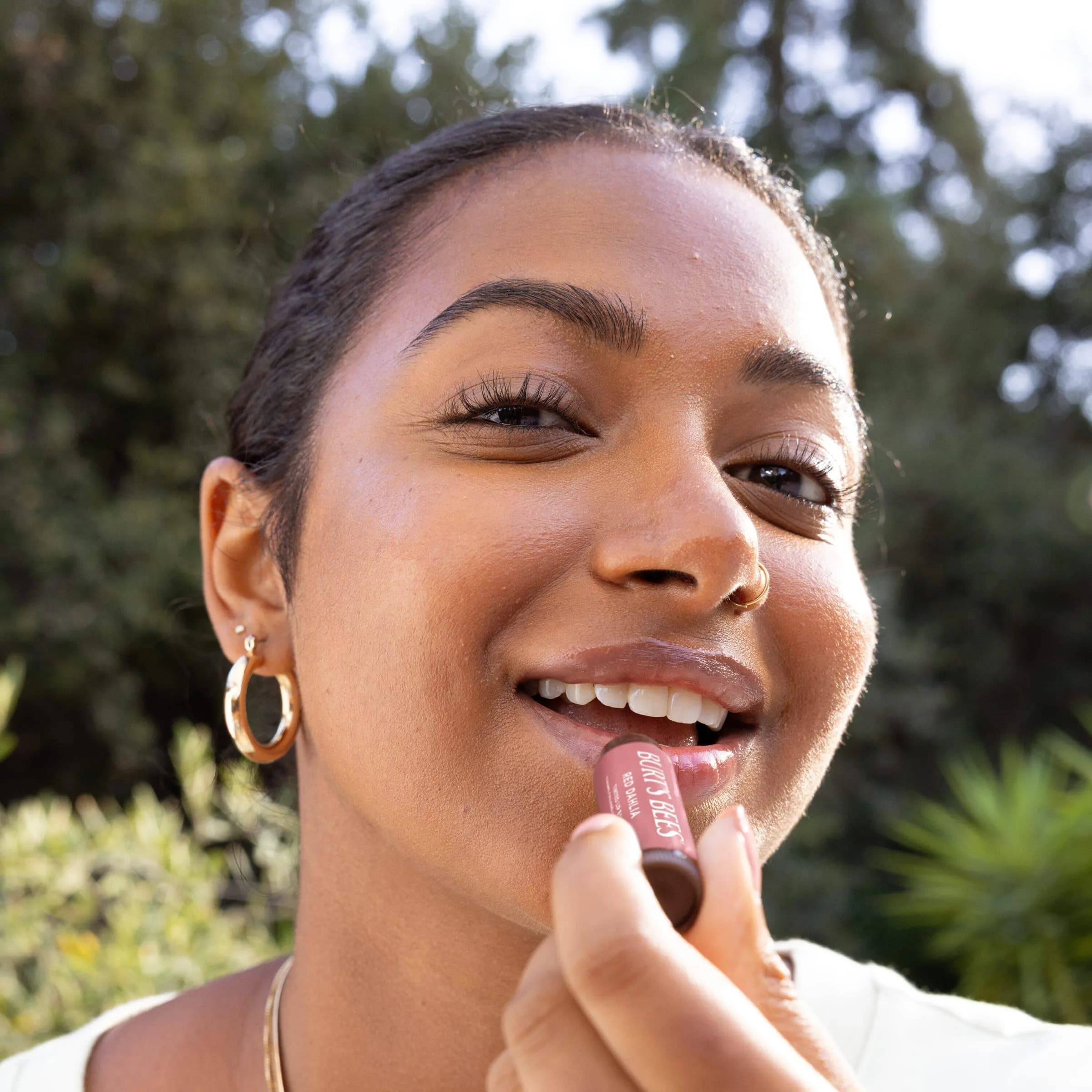 Burt's Bees Pink Blossom Tinted Lip Balm 2x0.3oz (0.6oz Total) | Natural Buildable Finish with Shea Butter - view 6
