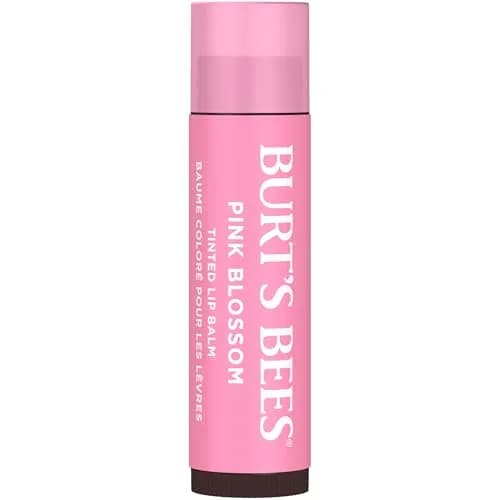 Burt's Bees Pink Blossom Tinted Lip Balm 2x0.3oz (0.6oz Total) | Natural Buildable Finish with Shea Butter thumbnail 2