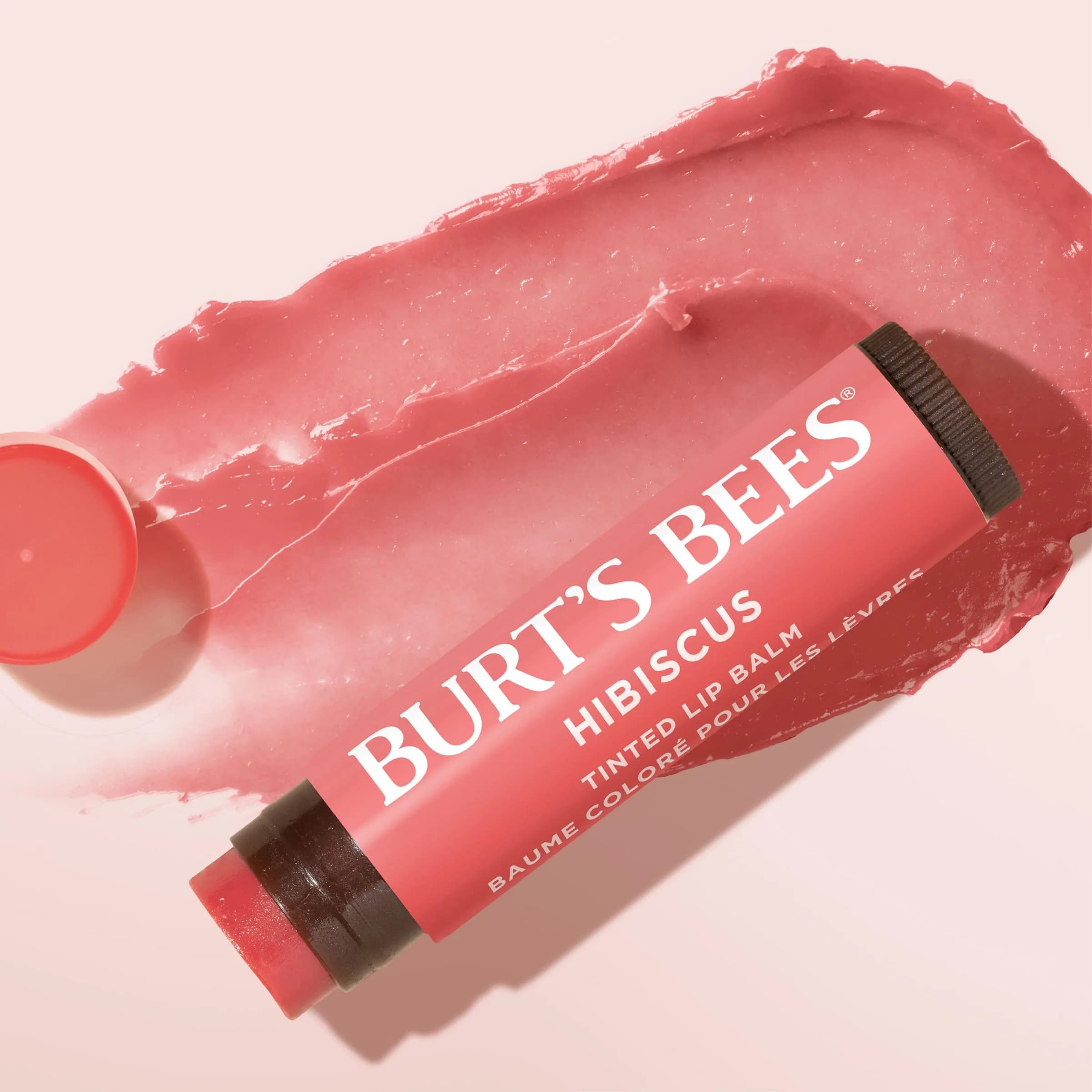 Burt's Bees Tinted Lip Balm Hibiscus 2-Pack | Natural Hydration with Shea Butter - view 8