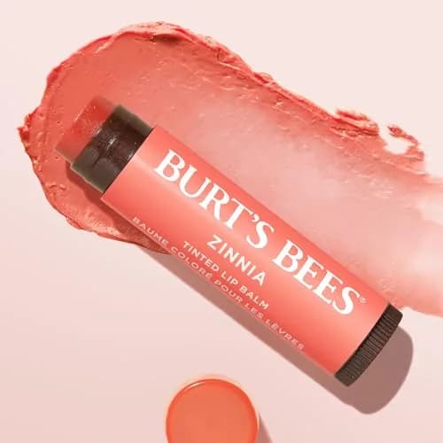 Burt's Bees Natural Tinted Lip Balm Zinnia 0.15 Oz (2-Pack) | Hydrates & Adds Sheer Color thumbnail 9