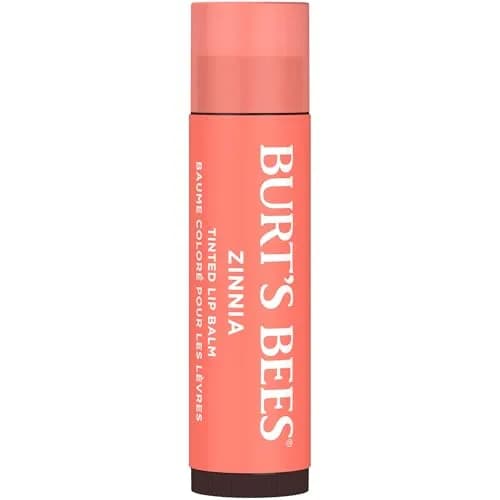 Burt's Bees Natural Tinted Lip Balm Zinnia 0.15 Oz (2-Pack) | Hydrates & Adds Sheer Color thumbnail 2