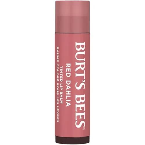 Burt's Bees Tinted Lip Balm Red Dahlia 2-Pack | Natural Origin, 8-Hour Moisture thumbnail 2