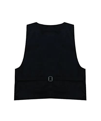 Victorian Vagabond Steampunk Brocade Gothic Men's Vest Black (M) | Elegant Historical Style thumbnail 2