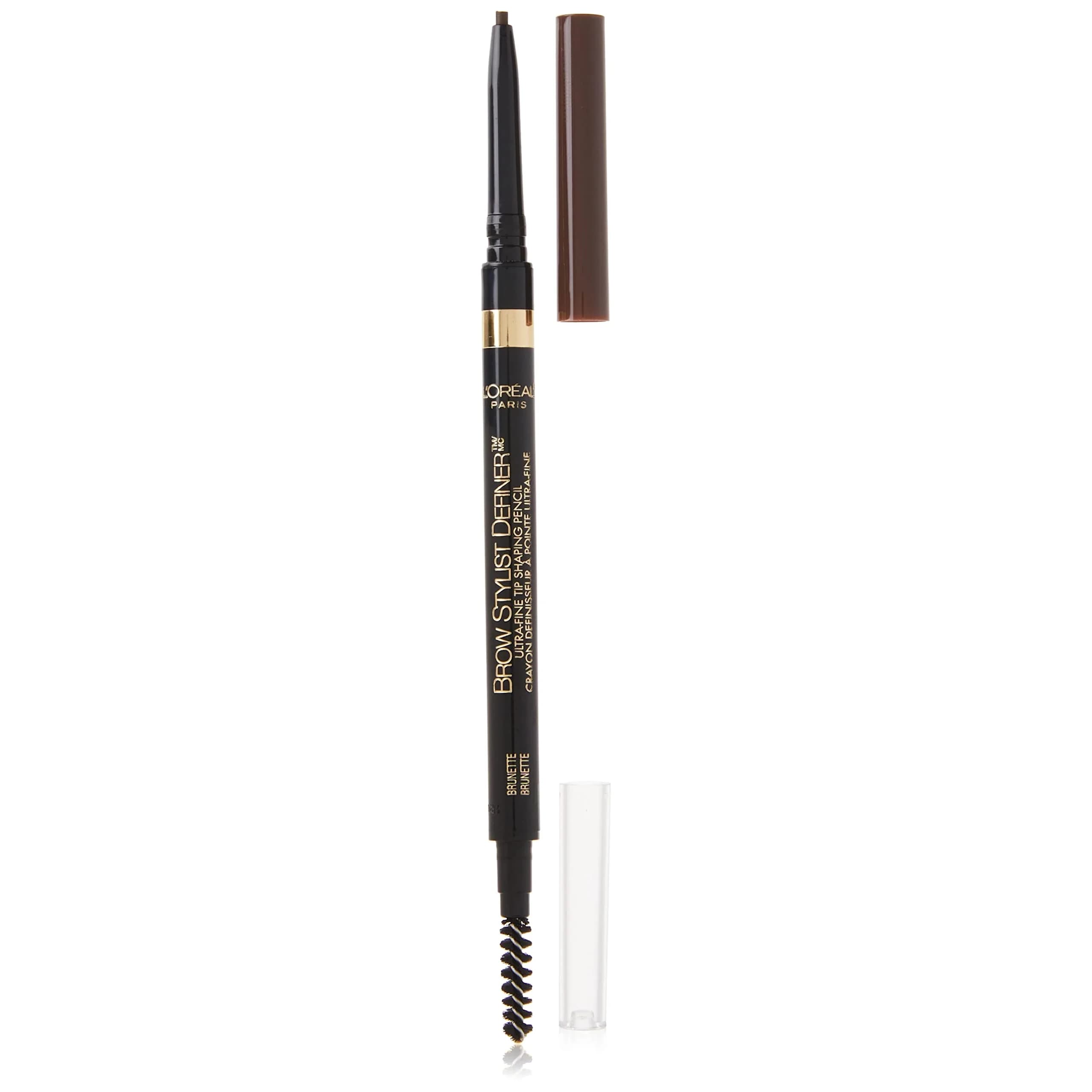 L'Oreal Paris Brow Stylist Definer Waterproof Eyebrow Pencil, Blonde, 0.003 oz (Pack of 2) | Draws Tiny Brow Hairs — brunette / 0.003 Ounce
