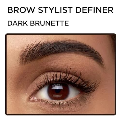 L'Oreal Paris Brow Stylist Definer Waterproof Eyebrow Pencil 0.003 oz | Ultra-Fine Mechanical & Retractable Brow Pencil for Precise, Natural-Looking Brows thumbnail 3