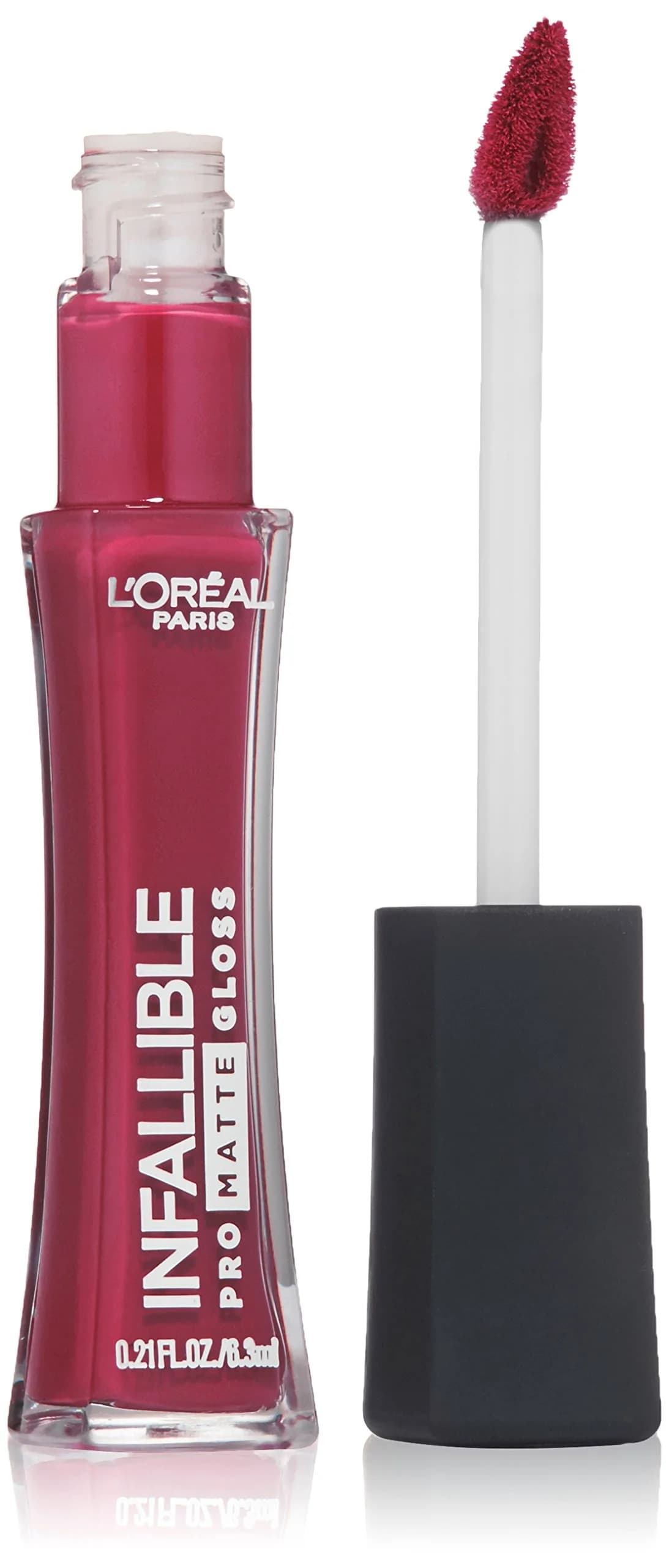 L'Oreal Paris Infallible Lip Pro Matte Gloss Rebel Rose 0.21 fl. oz. | Demi-matte liquid lipstick with bold color and all-day comfort — Rebel Rose