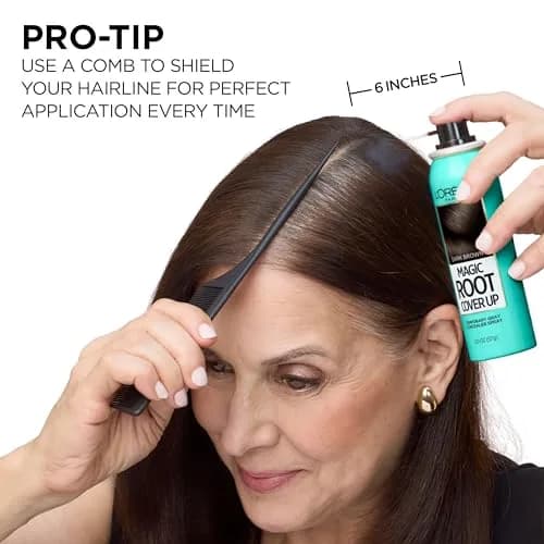 L'Oreal Paris Magic Root Cover Up Gray Hair Spray, Dark Blonde 59ml (2 oz) | Ammonia-Free Temporary Root Concealer thumbnail 8