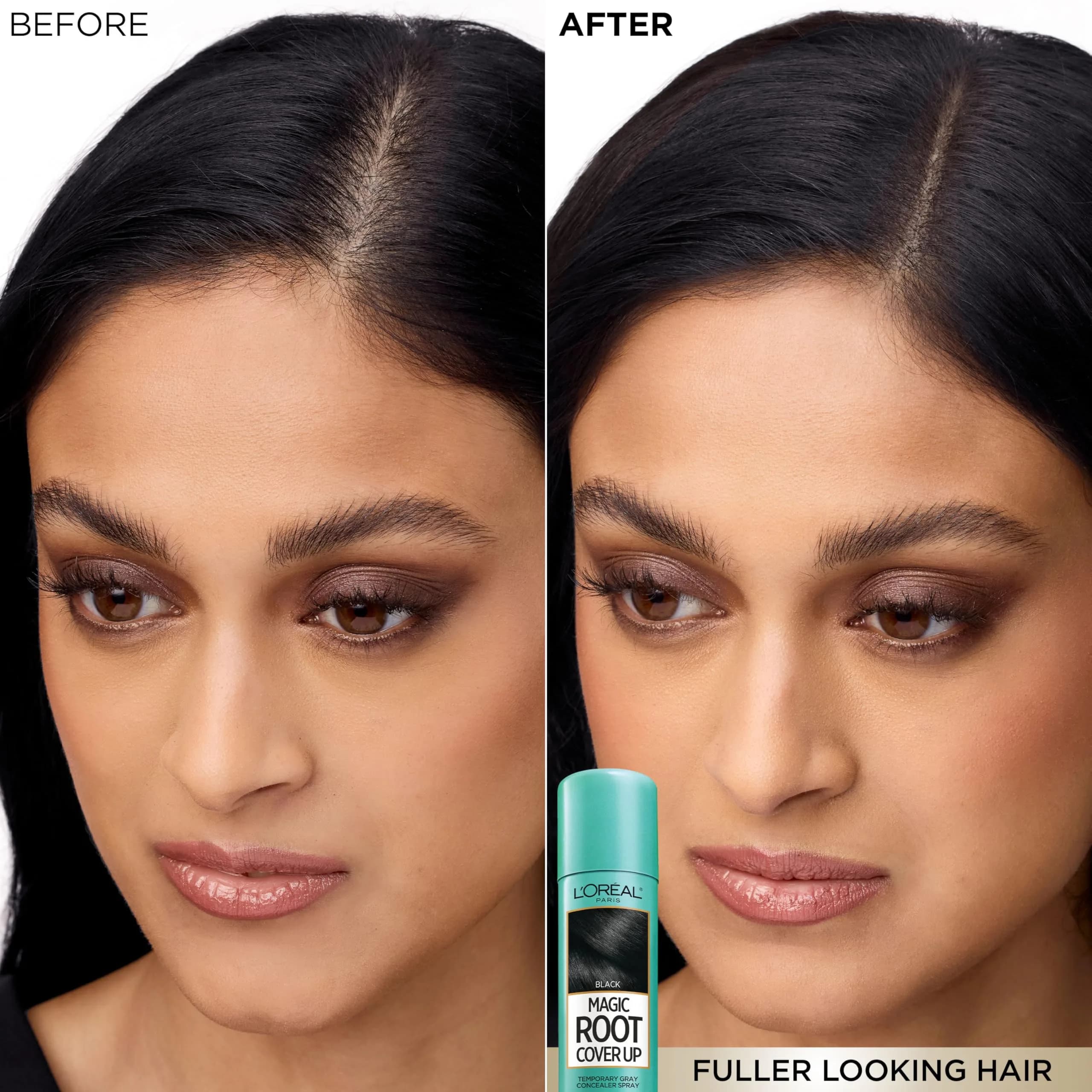 L'Oreal Paris Magic Root Cover Up Medium Brown Spray | 59ml (2 oz) Temporary Gray Coverage - view 5