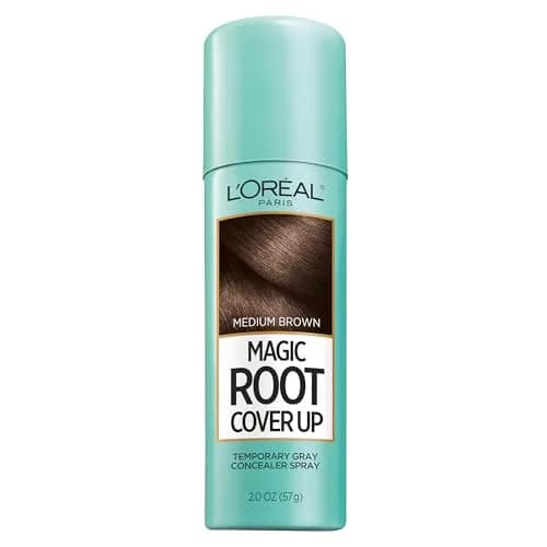 L'Oreal Paris Magic Root Cover Up Medium Brown Spray | 59ml (2 oz) Temporary Gray Coverage thumbnail 1