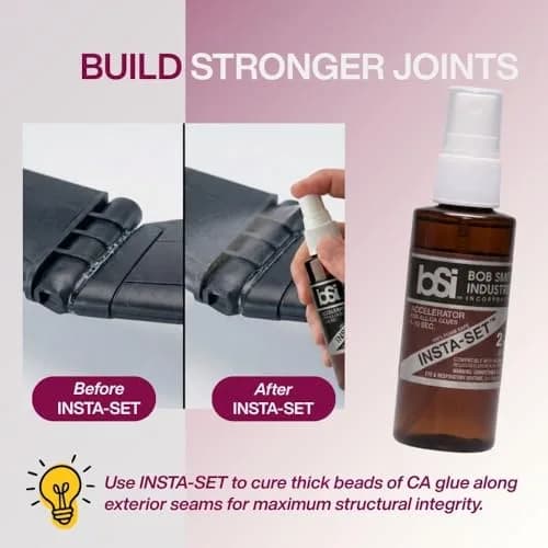 Bob Smith Industries Insta-Set Accelerator 60ml (2 fl oz) | Bonds Instantly on Most Surfaces thumbnail 5