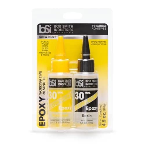 Bob Smith Industries BSI-205 Slow-Cure™ Epoxy 4.5 oz Clear | 30-Minute Working Time for Heavy-Duty Bonds thumbnail 1