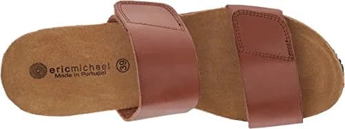 Eric Michael Lily Brown Wedge Sandal EU 40 | Leather Upper, 3" Heel, Backless Fit thumbnail 2