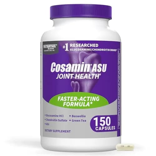 Nutramax Cosamin ASU Joint Health Supplement 150 Capsules | Faster-Acting Formula with Glucosamine, Chondroitin, ASU, and Boswellia Serrata thumbnail 1