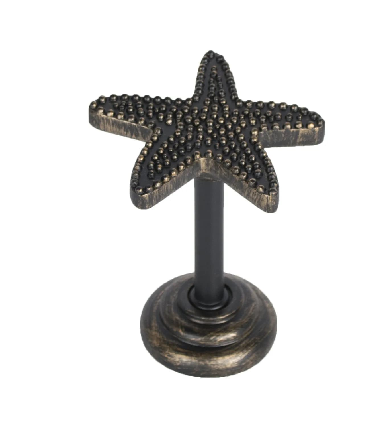Urbanest Starfish Medallion 3 1/4-inch Wide Burnt Gold Pewter | Ceiling Medallion