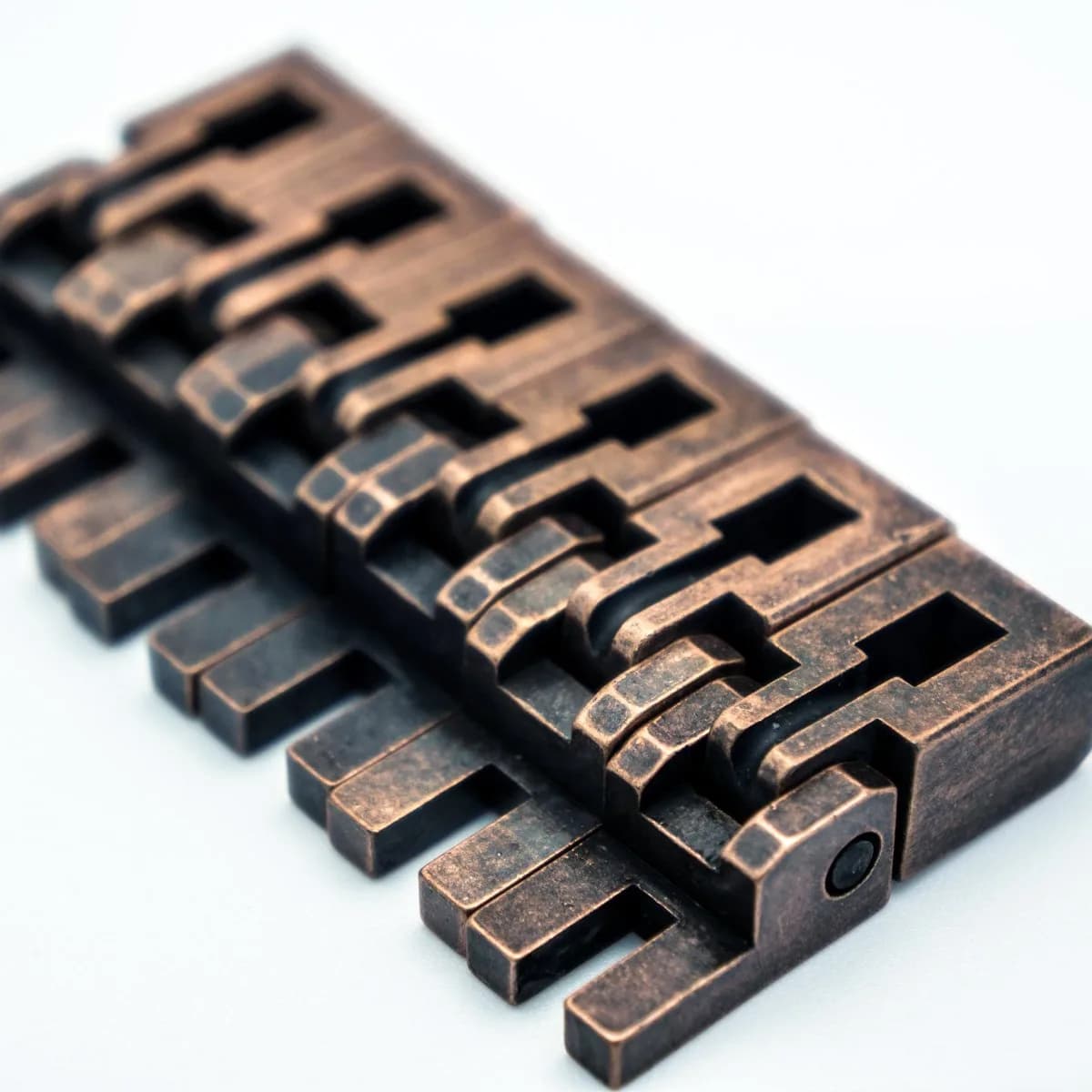 Floyd Rose Special Series Bridge Saddle Sets - Antique Bronze | Guitar Bridge & Saddle Accessory — Antique Bronze