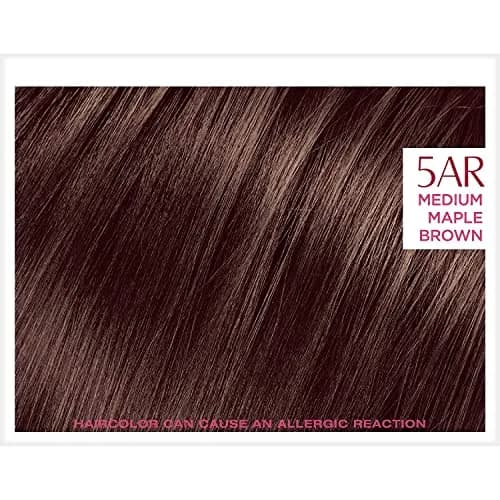 L'Oreal Excellence Creme - 5AR Velvet Brown (Medium Maple Brown) 3 Pack | Permanent Hair Color Kit for Home Use thumbnail 8