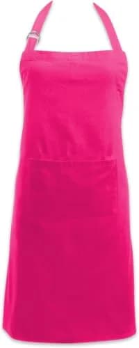 DII Neon Pink Chef Apron | Unisex Cotton Kitchen Essential (28in x 32in) thumbnail 1
