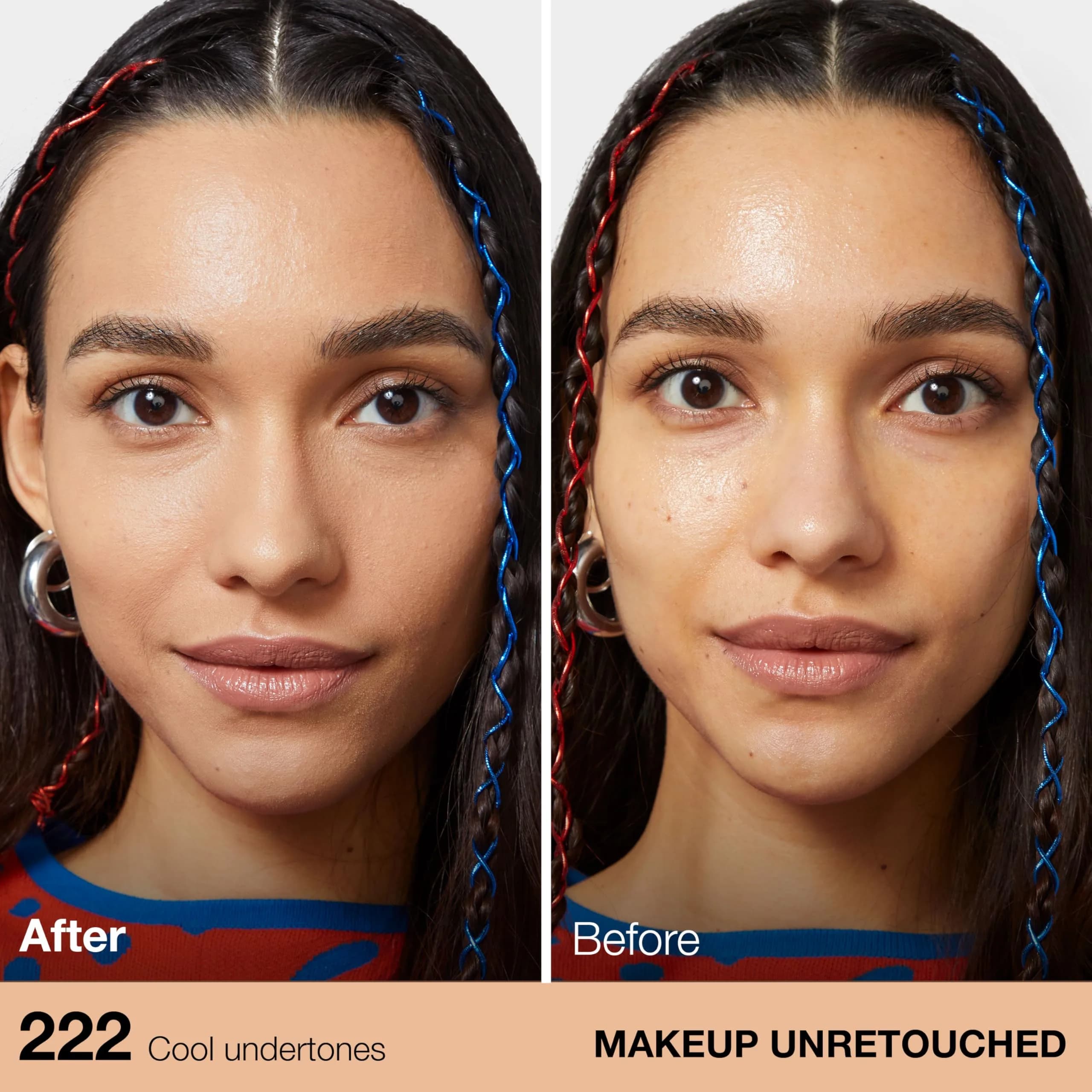 Maybelline Fit Me Matte + Poreless Liquid Foundation, 222 True Beige, 1 Fl Oz | Oil-Free, Pore Minimizing - view 3