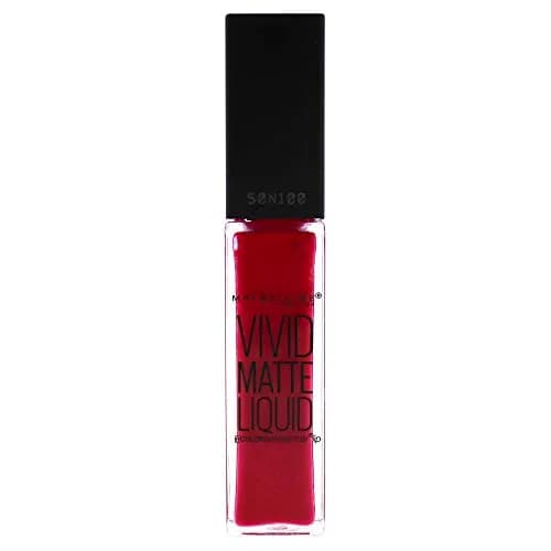 Maybelline New York Color Sensational Vivid Matte Liquid Lipstick, Fuchsia Ecstasy, 7.7ml (0.26 fl. oz.) | High Pigment Matte Finish thumbnail 1