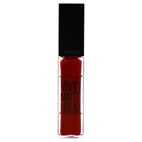 Maybelline New York Color Sensational Vivid Matte Liquid Lipstick Orange Shot 7.7ml (0.26 fl. oz.) | High Pigment Matte Finish thumbnail 1