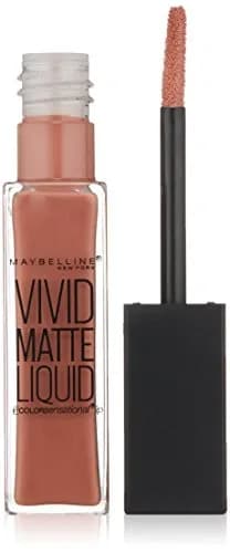 Maybelline New York Color Sensational Vivid Matte Liquid Lipstick Nude Thrill 7.6ml (0.26 fl. oz.) | High Pigment Matte Finish thumbnail 1