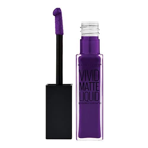 Maybelline New York Color Sensational Vivid Matte Liquid Lipstick Vivid Violet 7.7ml (0.26 fl. oz.) thumbnail 1