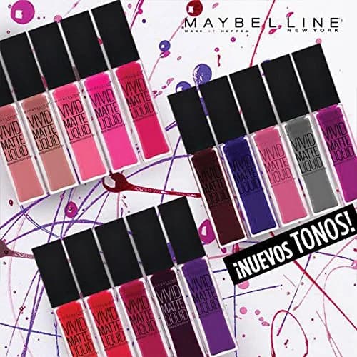 Maybelline New York Color Sensational Vivid Matte Liquid Lipstick Vivid Violet 7.7ml (0.26 fl. oz.) thumbnail 6