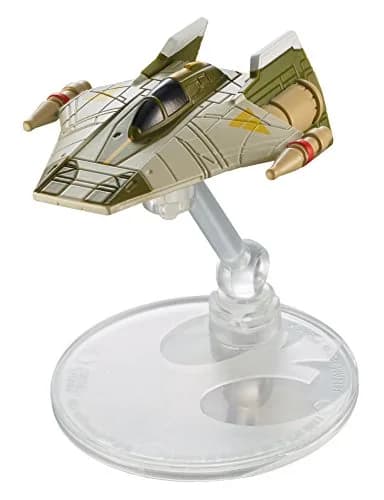 STAR WARS Hot Wheels Starship A-Wing Fighter (Rebels) | 1:64 Scale Diecast Model for Collectors & Kids thumbnail 1