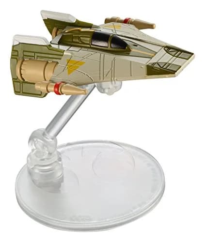 STAR WARS Hot Wheels Starship A-Wing Fighter (Rebels) | 1:64 Scale Diecast Model for Collectors & Kids thumbnail 2